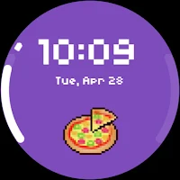 Minimal Pixel Foodie Face