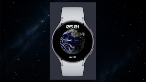 Earth Living World Watch Face Screenshot 1