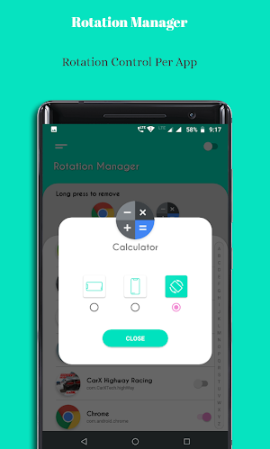 Rotation Manager - Screen Orientation Manager Screenshot 1