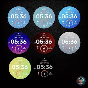 Glacier Digital - watch face Screenshot 2