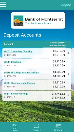 Bank of Montserrat Screenshot 1