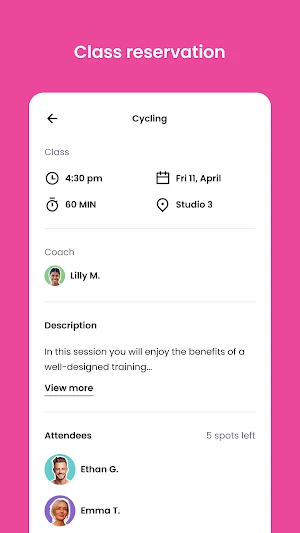 BLAZE Cycling, Yoga & Fitness Screenshot 3