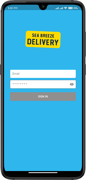 Sea Breeze Delivery Courier Screenshot 0