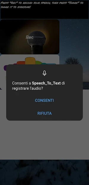 Speech To Text Screenshot 1