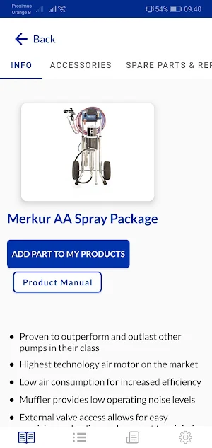 Graco Finishing Equipment Screenshot 2