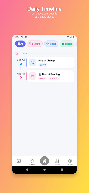 Easy Baby Tracker Screenshot 2