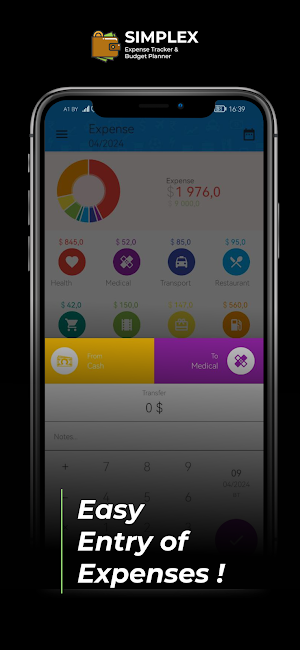Simple Expenses Tracker App Screenshot 1