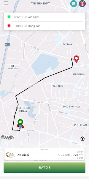 Taxi Phú Cường Cà Mau Screenshot 2