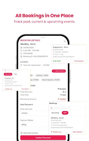 NextEvent: Event Hall Manager Screenshot 3