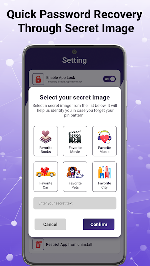 One Click App Locker Screenshot 1