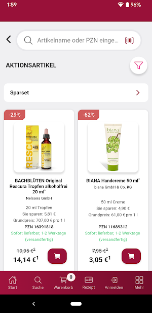 preisapo - Günstige Apotheke Screenshot 1