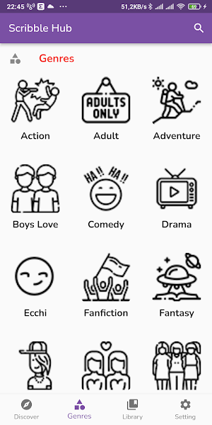 ScribbleHub All Original Novel Screenshot 3