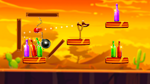 Bottle Knock Sort Color Game Screenshot 2