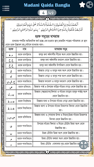 Madani Qaida Bangla - Tajweed Screenshot 2