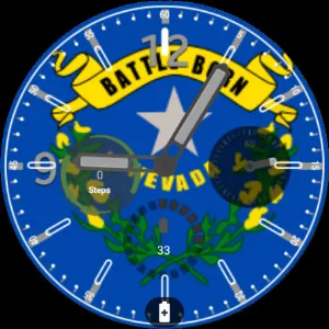 Nevada Flag Watchface Screenshot 0