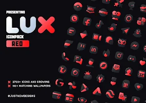 Lux Red IconPack Screenshot 0