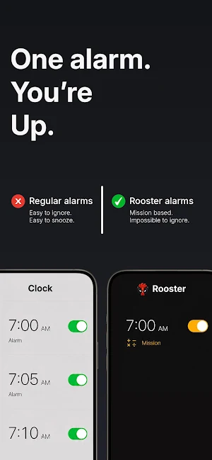 Rooster: Loud Alarm Clock Screenshot 0