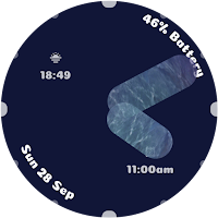 Liquid Hands Watch Face