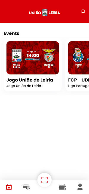 União de Leiria Official App Screenshot 1