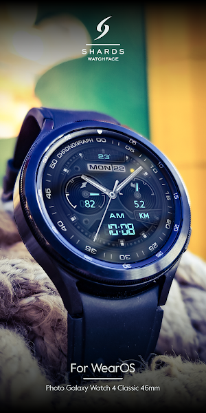 SH013 Watch Face, WearOS watch Screenshot 3