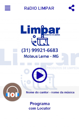 Rádio Limpar Screenshot 1