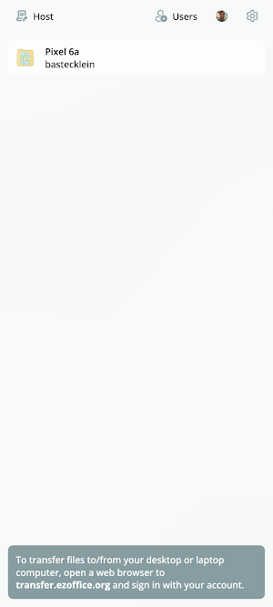 EZ File Transfer Screenshot 1