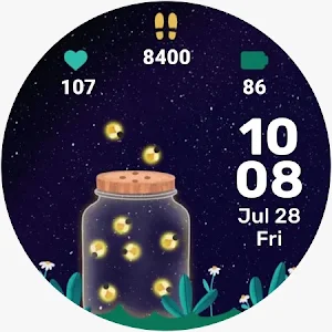 Firefly Watch Face Animated Screenshot 0