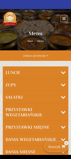 Annam - Restauracja Indyjska screenshot 1