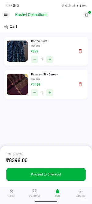 Kashvi Collections Screenshot 1