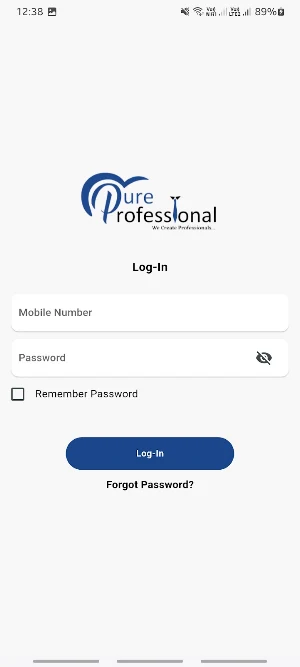 Pure Professional staff Screenshot 1