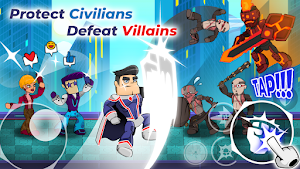 Super Rumble: Hero vs Villain Screenshot 1