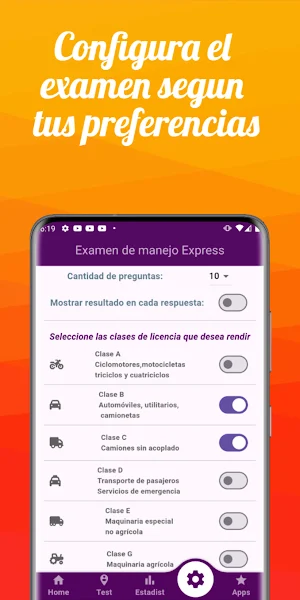 Examen de conducir Express Screenshot 2