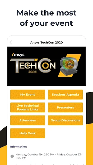 Ansys Events Screenshot 0