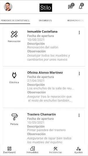 Stilo Administración Screenshot 3