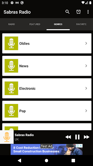 Sabras Radio App fm UK Screenshot 2
