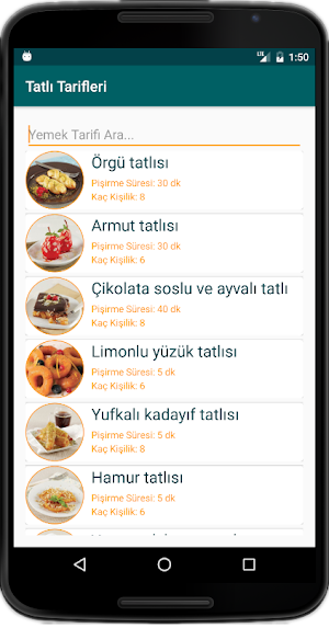 İnternetsiz Tatlı Tarifleri Screenshot 0