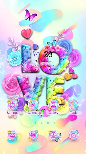 Rainbow Hologram - Wallpaper Screenshot 0