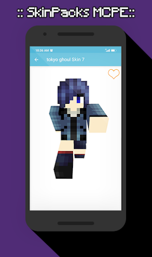 SkinPacks Tokyoghoul for Minecraft Screenshot 3