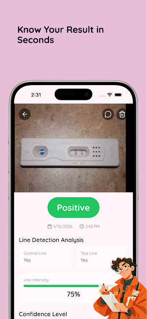 Pregnancy Test Scanner - Liney Screenshot 1