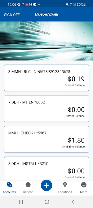 Harford Bank Business Screenshot 1