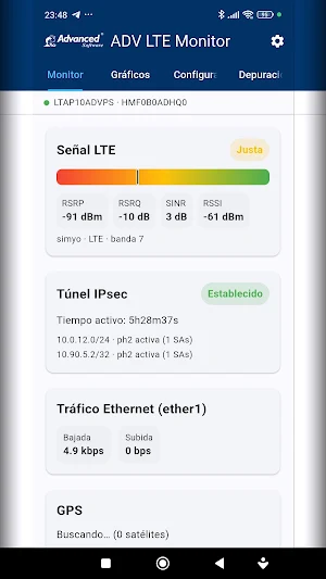 Advanced LTE Monitor Screenshot 2