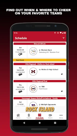 Rock Island Athletics Screenshot 1