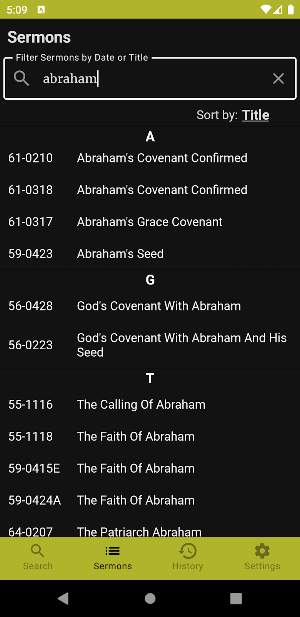 The Message Search Screenshot 3