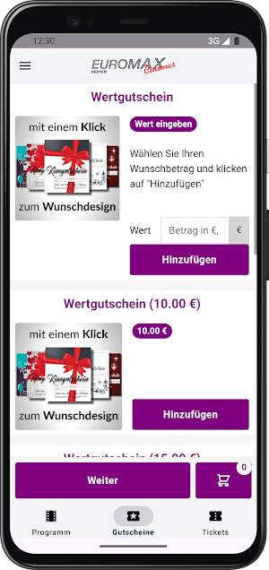 EUROMAX Cinemas Screenshot 1