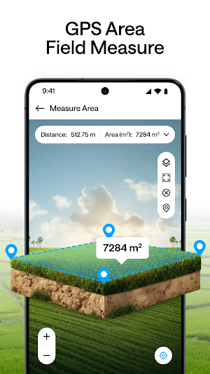 GPS Land Area Measure Screenshot 0