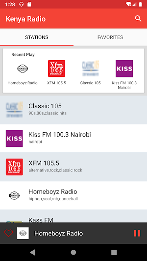 Kenya Radio Station Screenshot 0