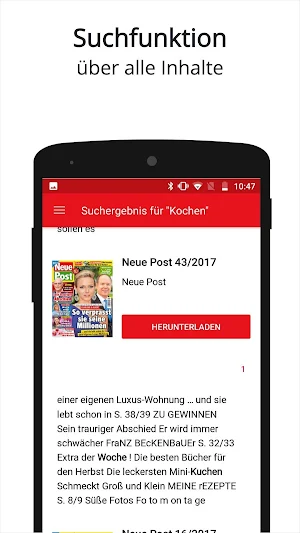 Neue Post ePaper — Promis aus Show und Adel Screenshot 2