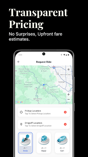 BinaryEthos - Request a ride Screenshot 3