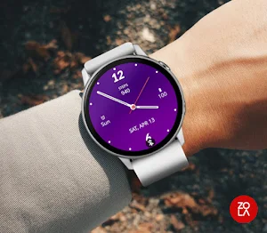 Violet Analogue Watch Face Screenshot 2
