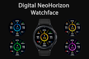 Digital NeoHorizon Watch Face Screenshot 3